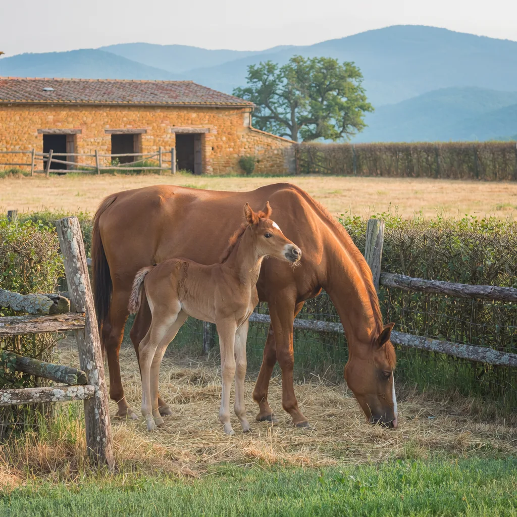 Élevage de chevaux, Au Pré de Marboz, Villemotier