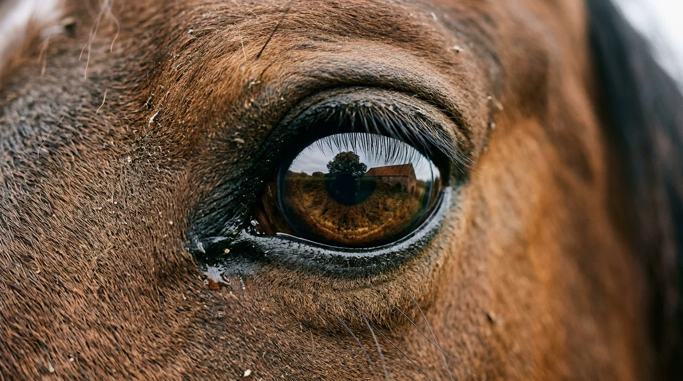 Un regard de cheval, Au Pré de Marboz, Villemotier